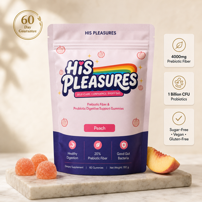 His Pleasures™ Sugar-Free Pre+Probiotic Fiber Gummies